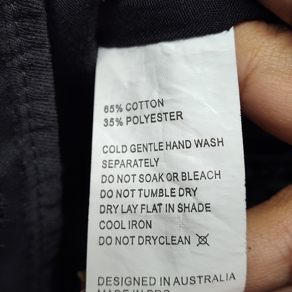 Princess Polly Mini Dress Women Size 8 Black Fringes Sleeveless Slim Fit - Picture 8 of 8